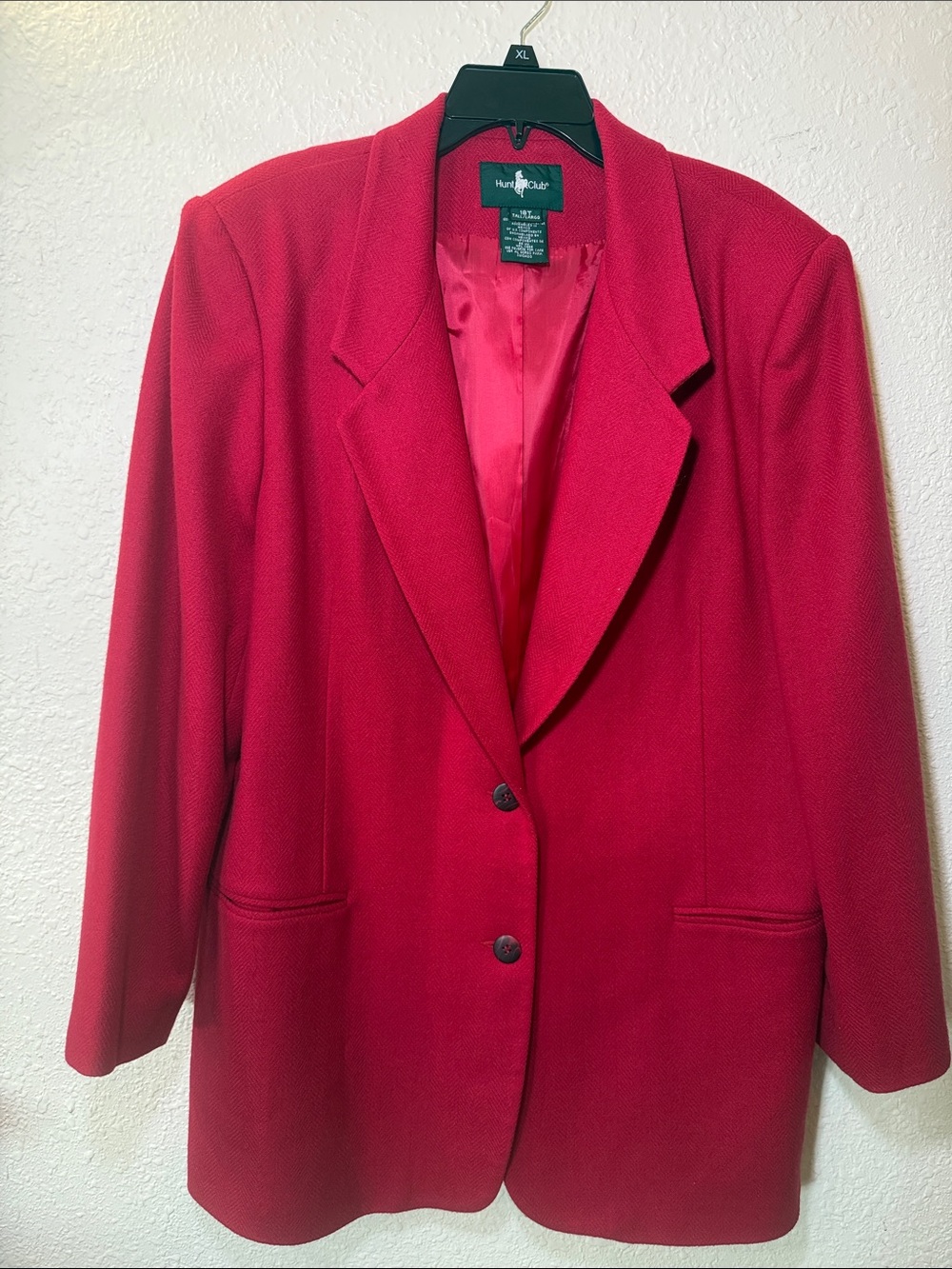 Hunt club Women's Red Single-Breasted Blazer